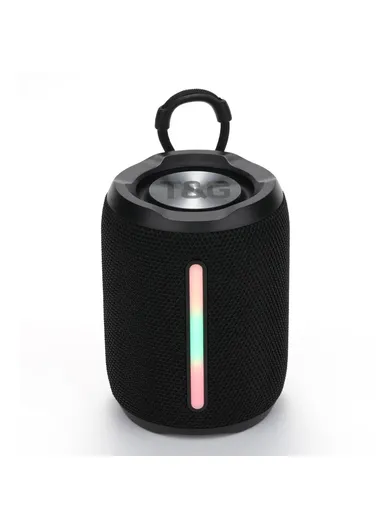 Portable Wireless Subwoofer Bluetooth-compatible Mini Speaker with Hanging Loop TG679 - Black