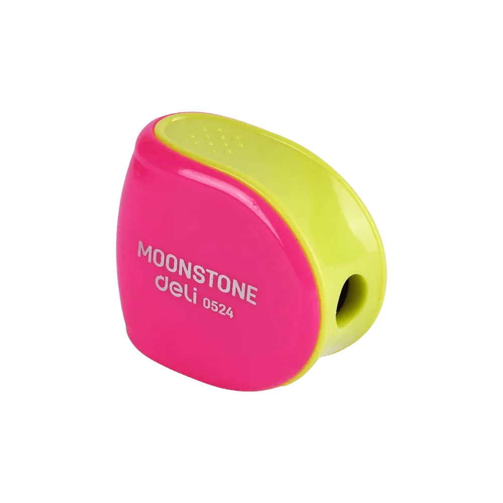 Deli Fushia Round One Hole Pencil sharpener