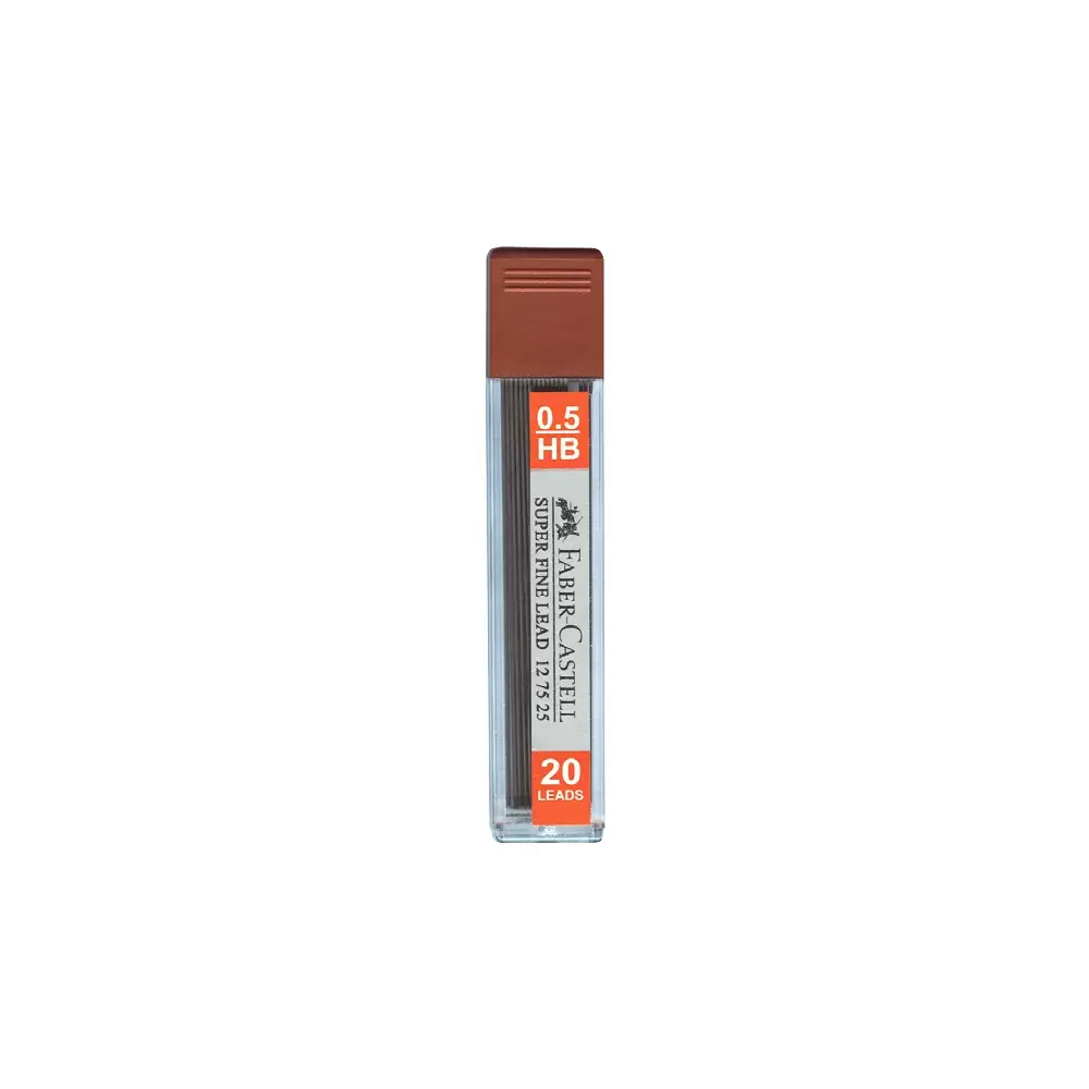 Faber-Castell 0.5mm Superfine 126525 HB Mechanical Pencil Leads