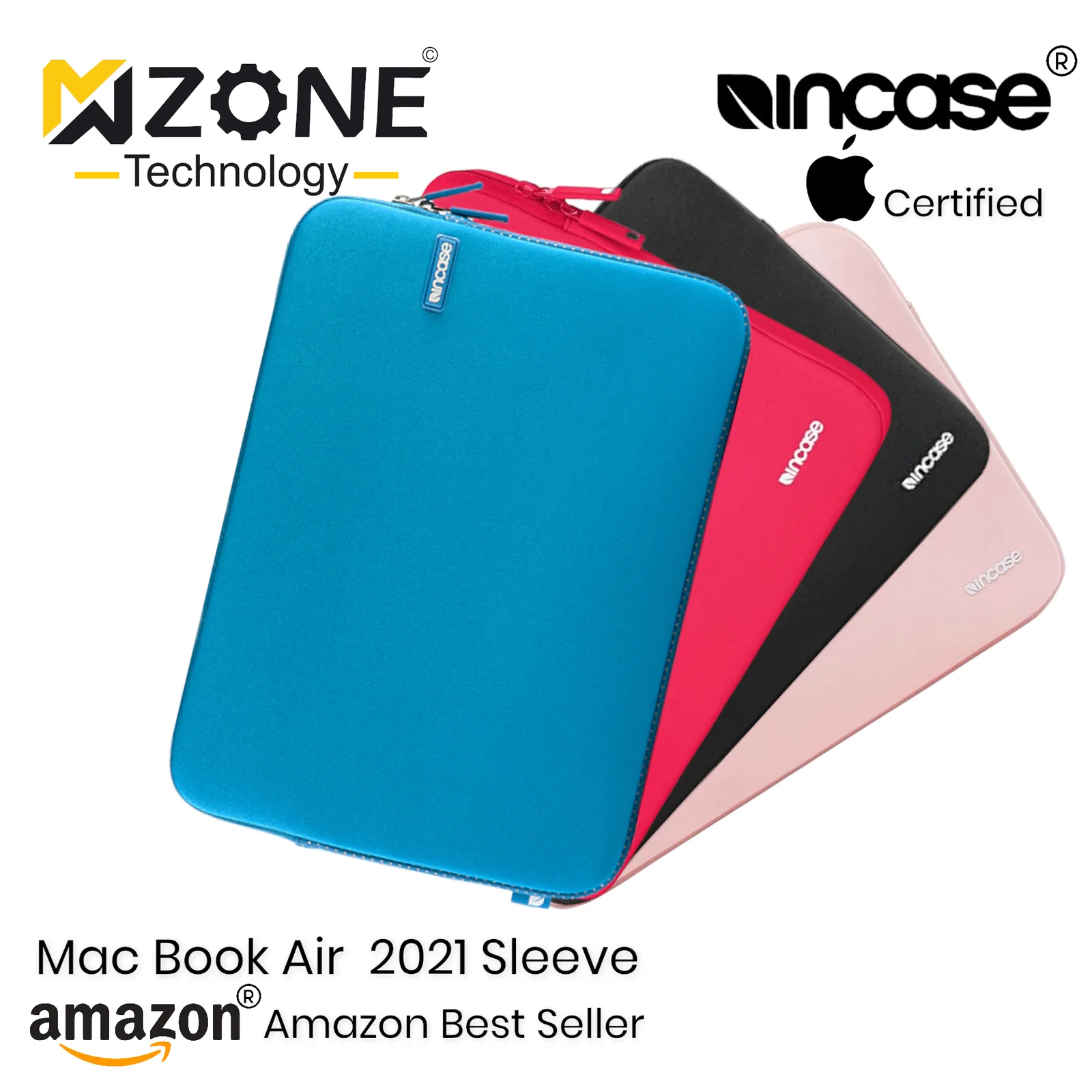 Incase Macbook Air 13” Retina 2021 Classic Sleeve featuring Ariaprene Protected