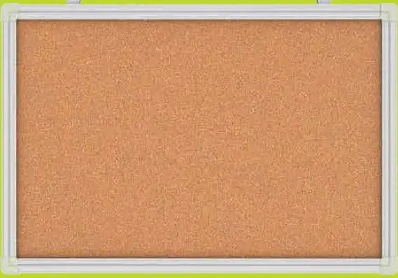 Cork Board 90x120cm Metal Frame