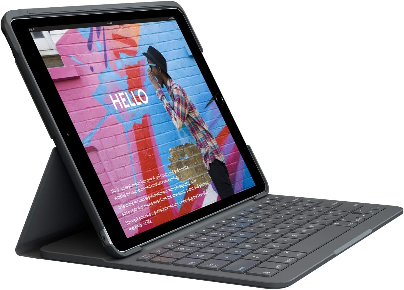 Logitech Slim Folio Keyboard Case for iPad (7th & 8th Generation)