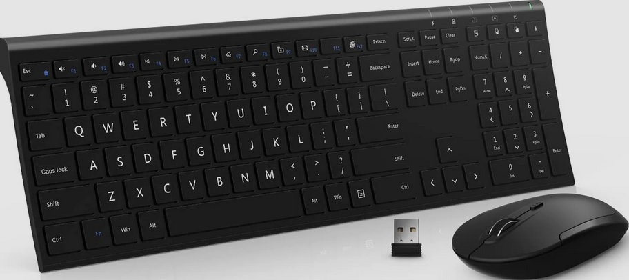Jelly Comb Mechanical Keyboard and Mouse Combo (Black Switches)
