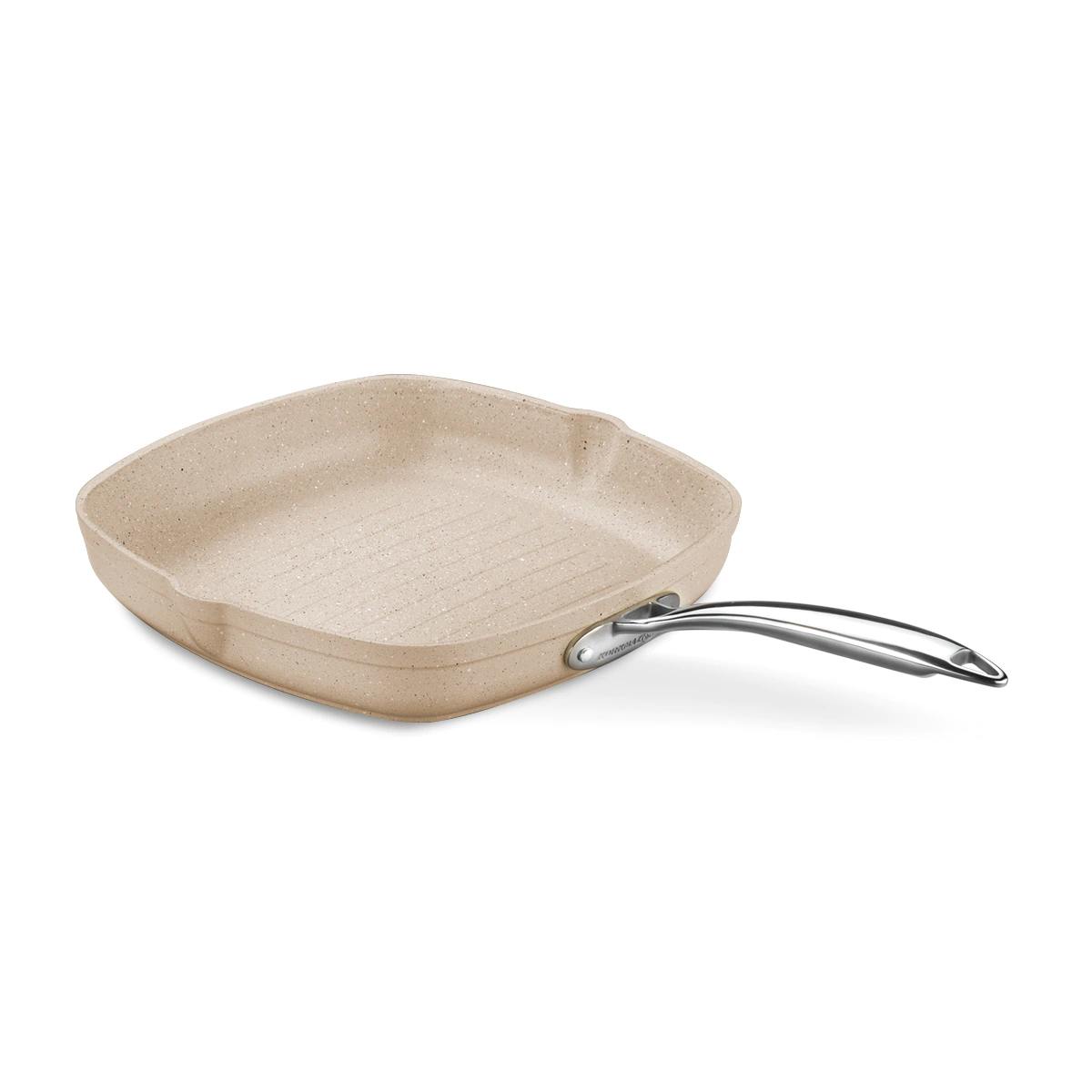 GRANITE SQUARE GRILL PAN 28×28CM