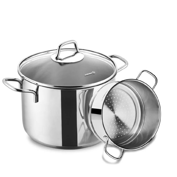 STAINLESS STEEL STEAMER POT 20CM