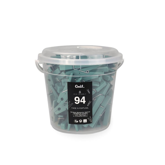 CLOTHESPINS SET 94 PCS WITH BUCKET